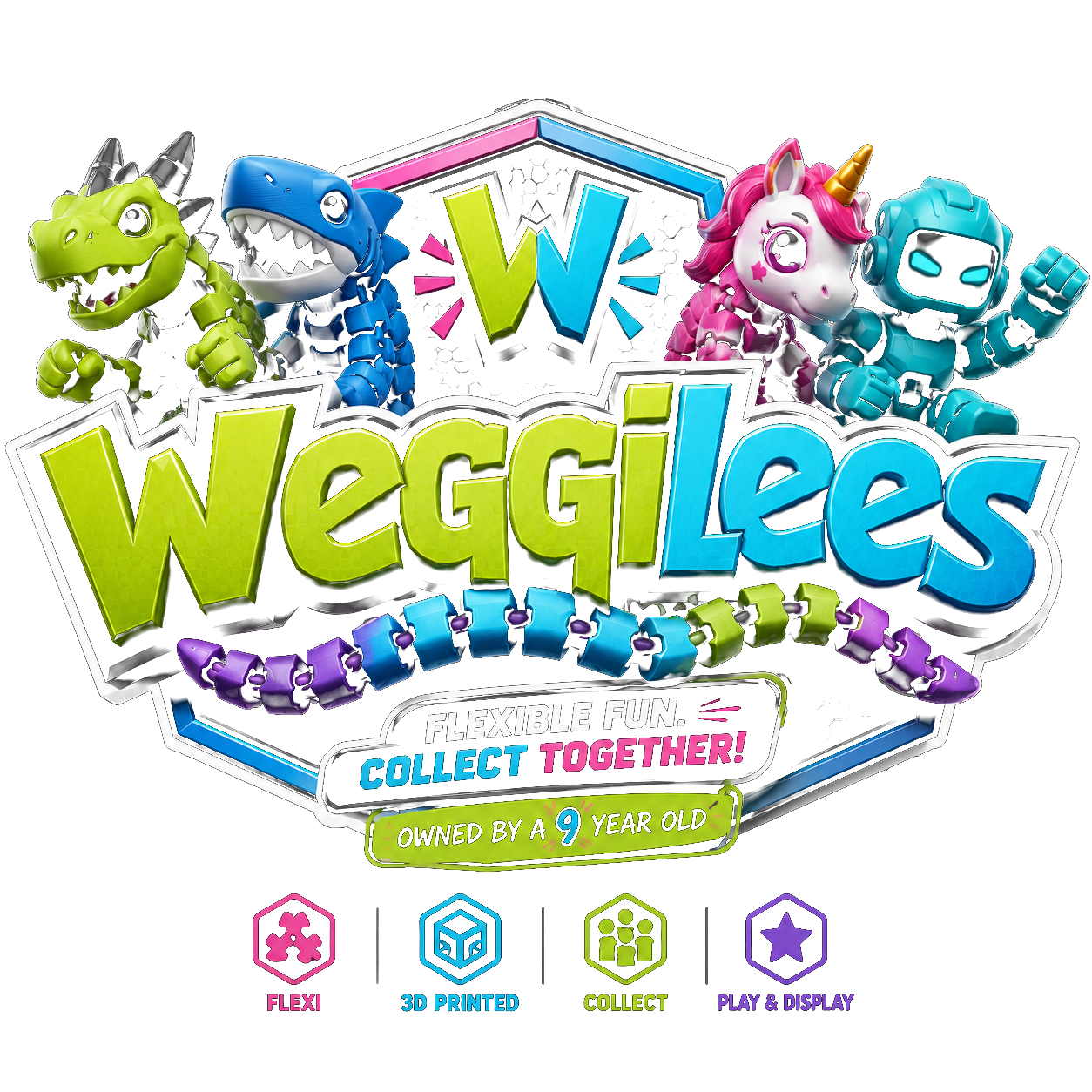 Weggilees — Flexible Fun. Collect Together!